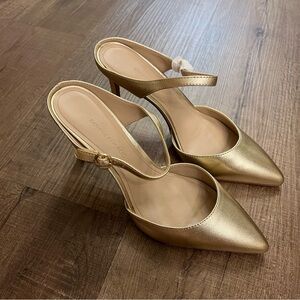 Banana Republic Gold Women's Heels